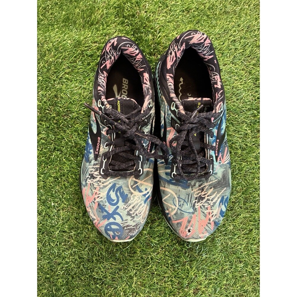 Brooks Adrenaline GTS 22 Women’s 9.5 B Running Shoes Abstract Graffiti Print - Picture 5 of 9